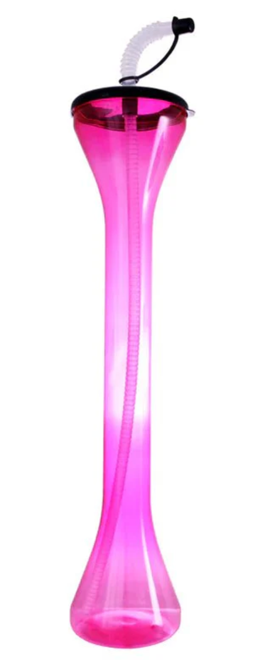 Party Yard Cups w/Lid & Straw