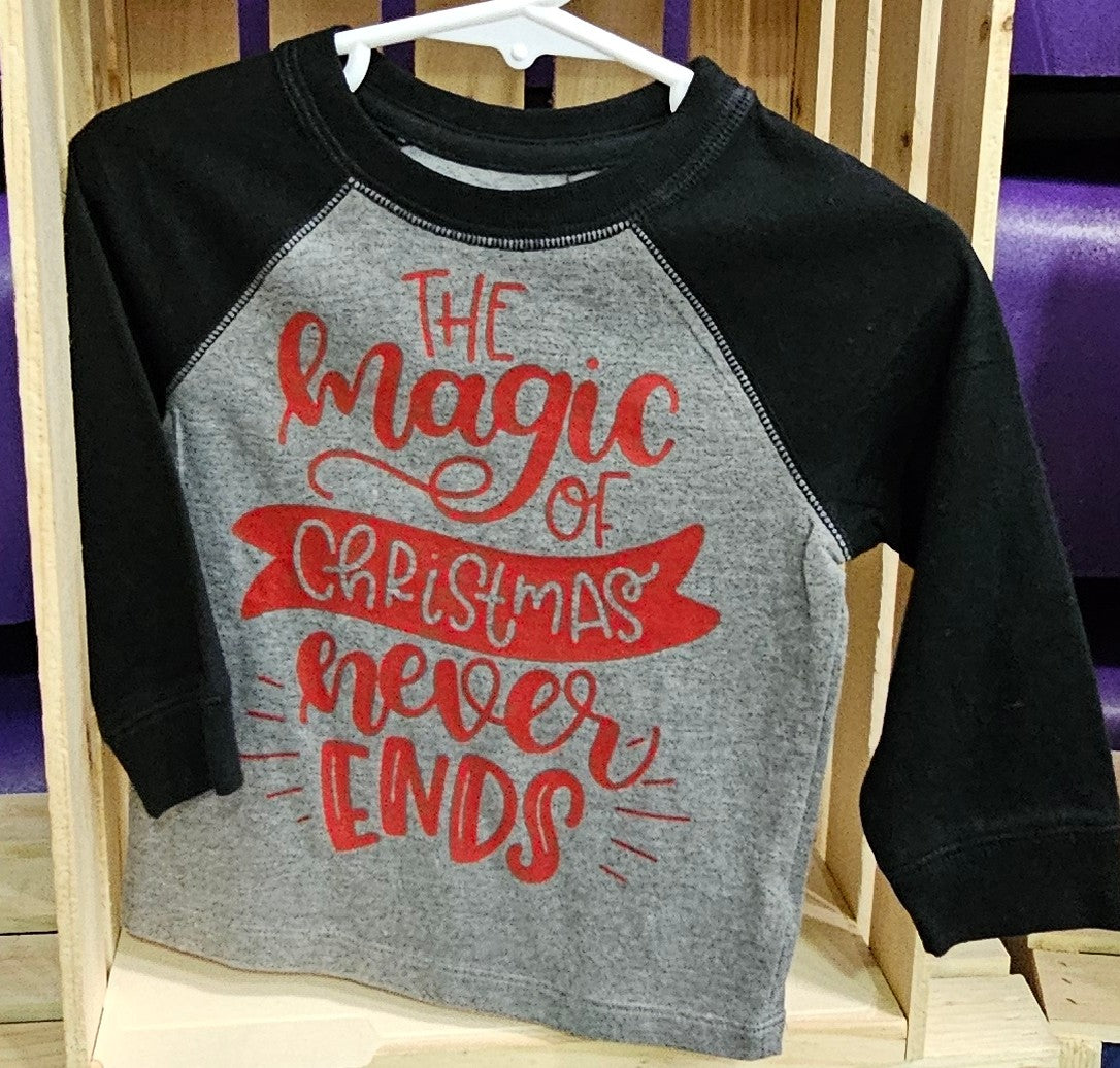 The Magic of Christmas Baseball Tee