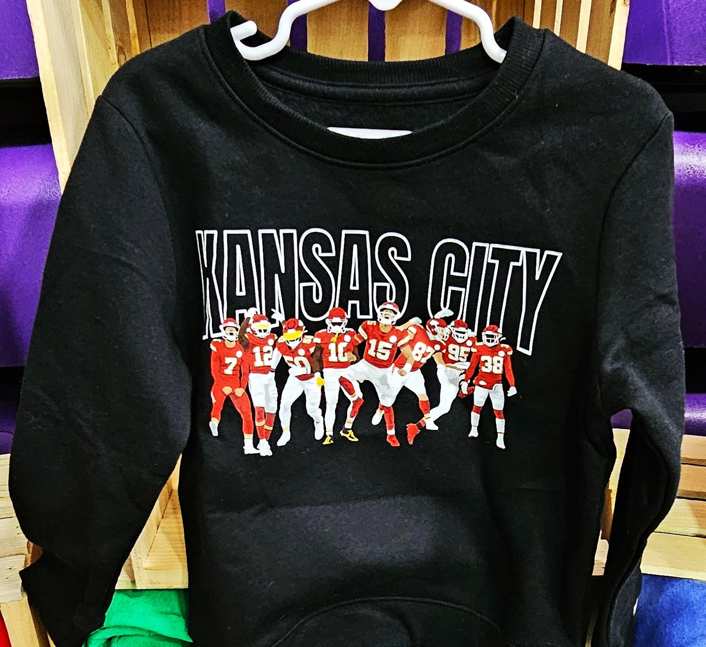 Kansas City Football Stars Little Kid's Sweatshirt