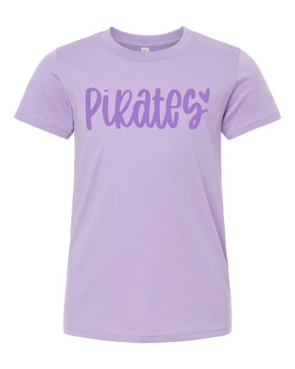 Piper Pirates Adult Monochromatic Screen Printed Spirit Wear