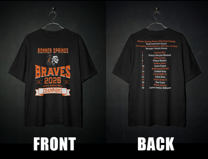 Camiseta "Bonner Braves 5A State Champions"
