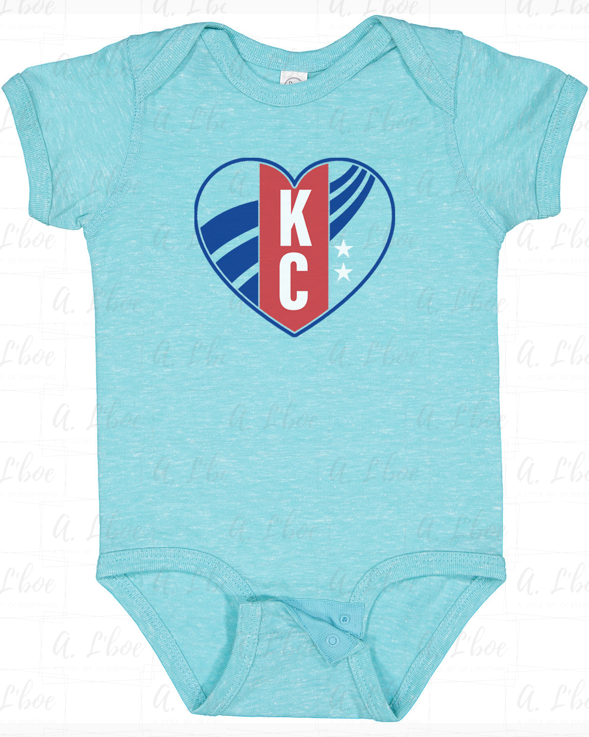 KC Women's Soccer Heart Tee