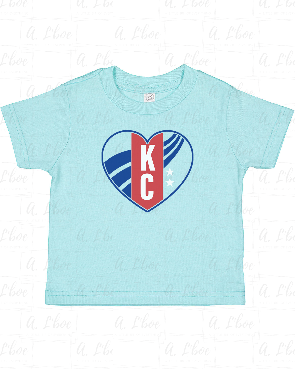 KC Women's Soccer Heart Tee