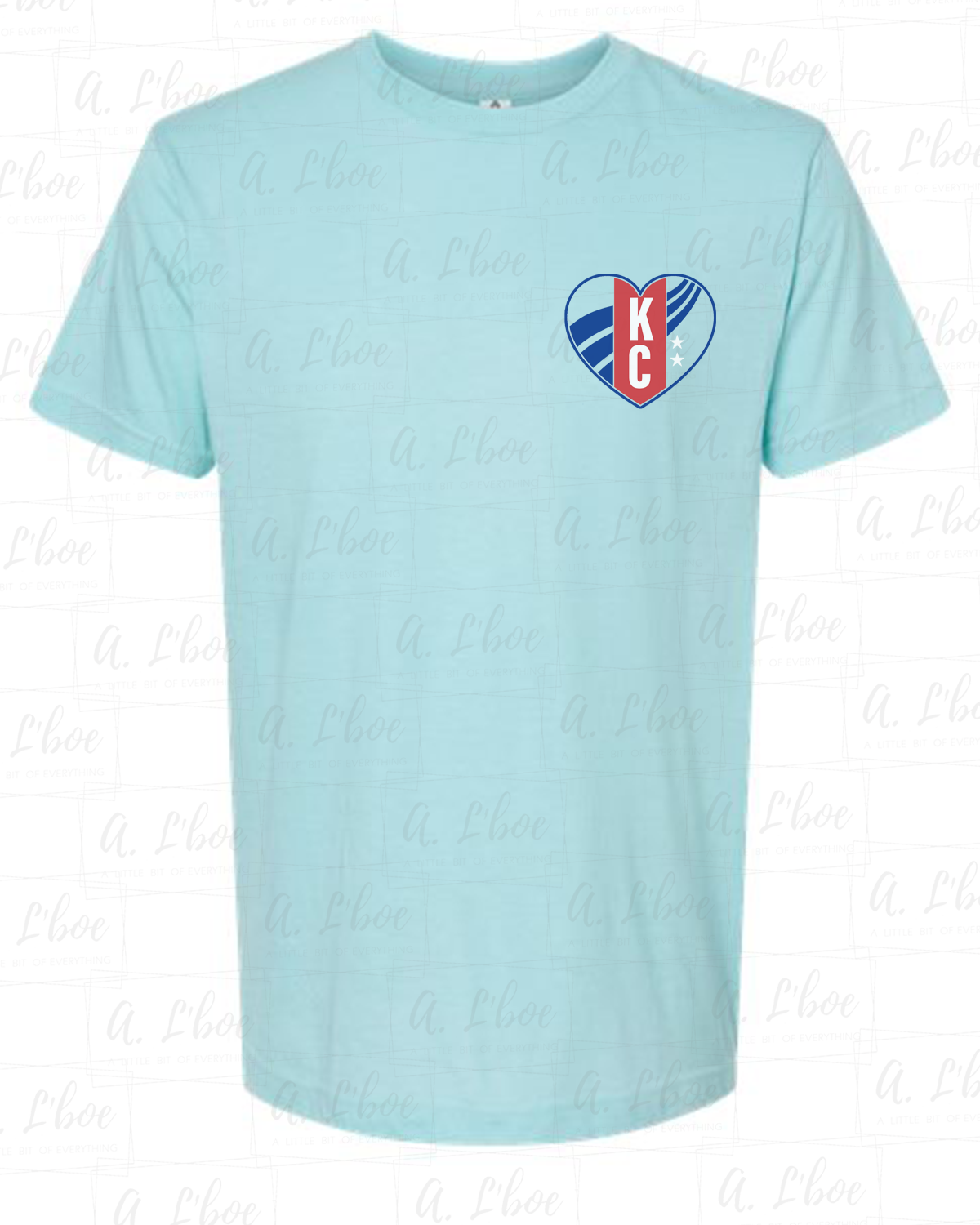 KC Women's Soccer Heart Tee