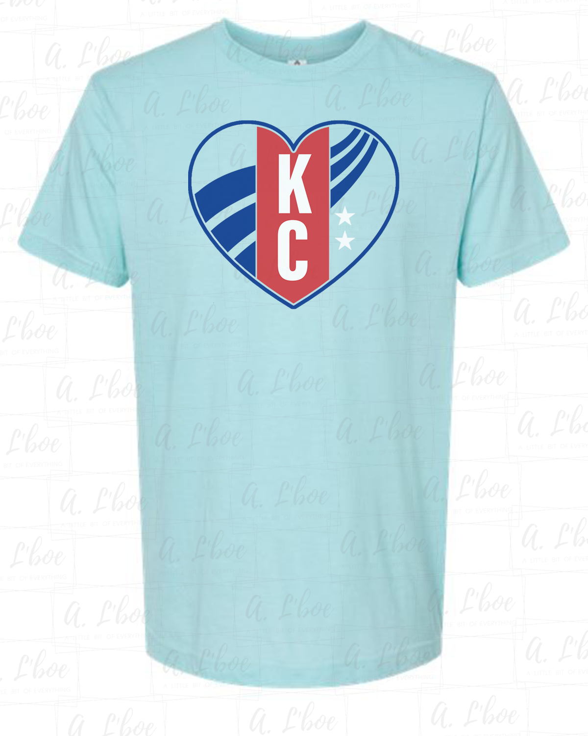 KC Women's Soccer Heart Tee