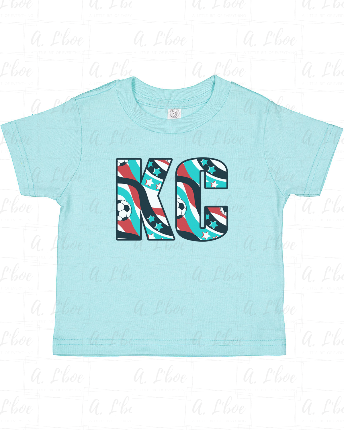 KC Women's Soccer Pattern Tee