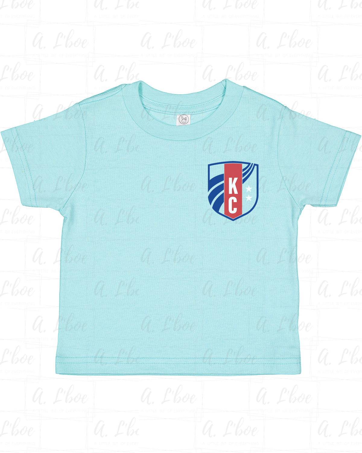 KC Women's Soccer Pocket Crest Tee