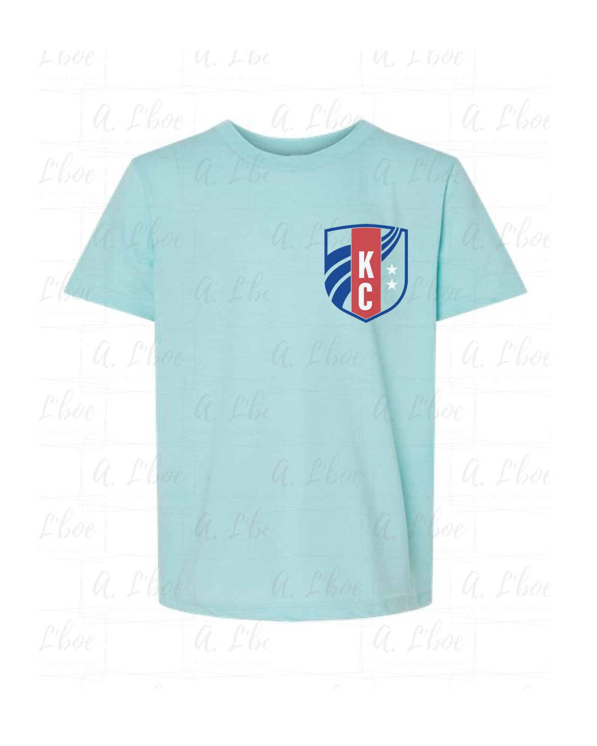 KC Women's Soccer Pocket Crest Tee