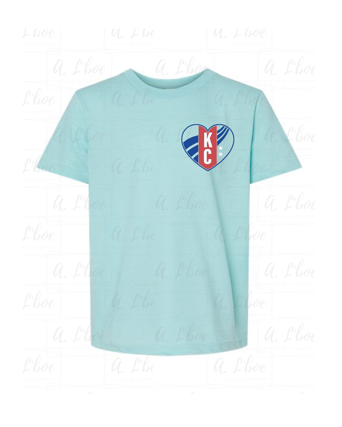 KC Women's Soccer Heart Tee