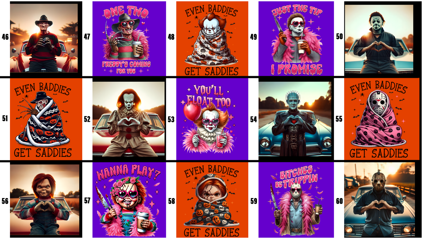 Halloween Shirt Transfers on Sale