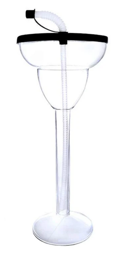 24oz Margarita Party Yard Cups w/Lid & Straw