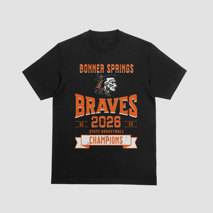 Camiseta "Bonner Braves 5A State Champions"