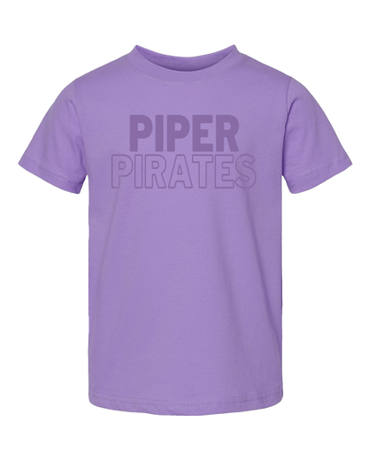 Piper Pirates YOUTH Monochromatic Screen Printed Spirit Wear