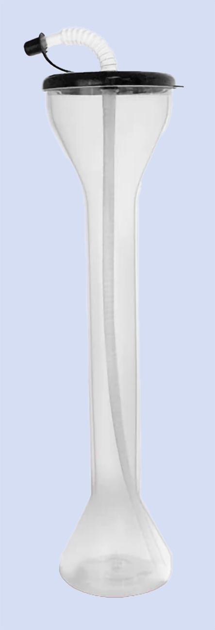 Party Yard Cups w/Lid & Straw