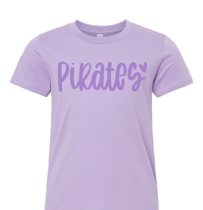 Piper Pirates YOUTH Monochromatic Screen Printed Spirit Wear